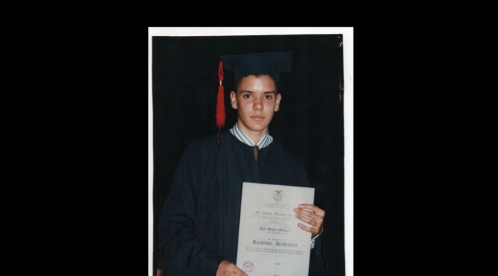 Iván Duque, en su grado de bachiller
