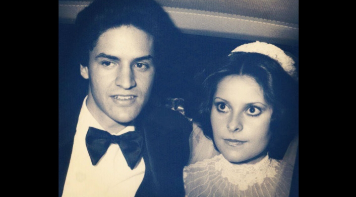 Marta Lucía Ramírez y Álvaro Rincón, el día de su matrimonio
