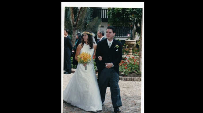 Iván Duque el día de su boda