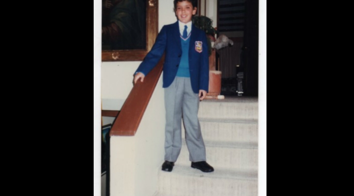 Iván Duque cuando niño