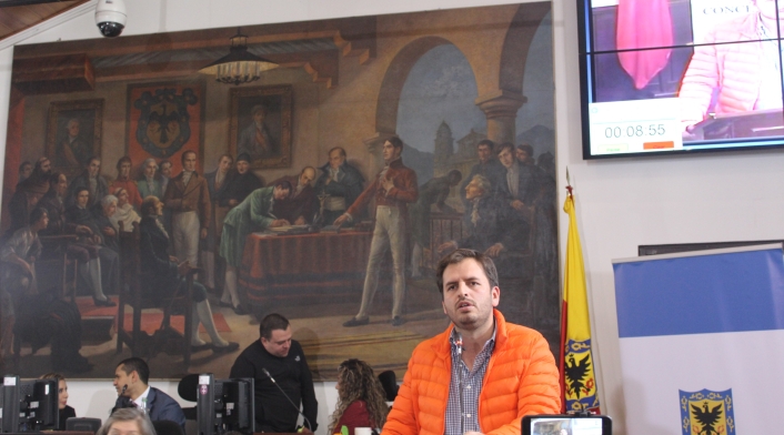 Andrés Forero, concejal que lidera la iniciativa Andrés Forero, concejal que lidera la iniciativa