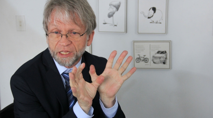 El senador Antanas Mockus