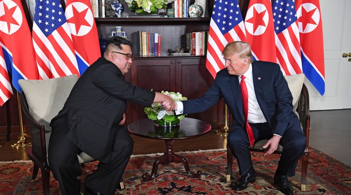 Donald Trump y Kim Jong reunidos Donald Trump y Kim Jong reunidos