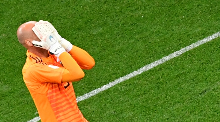 El portero argentino cedió el primer gol croata tras un terrible error El portero argentino cedió el primer gol croata tras un terrible error