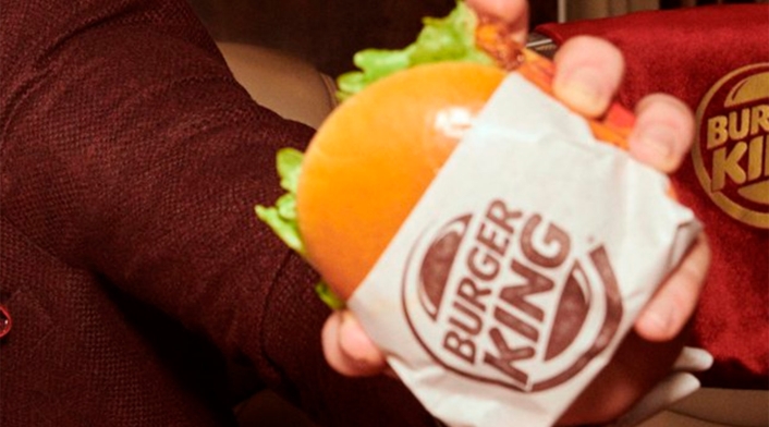 Imagen de una campaña publicitaria de Burger King