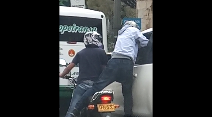 Caso de fleteo en Medellín Caso de fleteo en Medellín