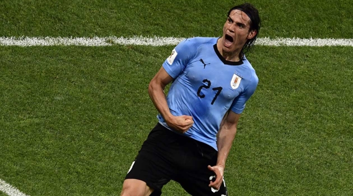 Edinson Cavani, delantero de Uruguay