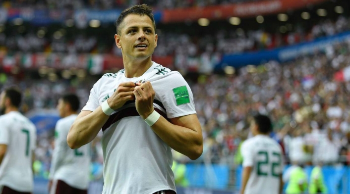 Chicharito marcó su primer gol en Rusia 2018 Chicharito marcó su primer gol en Rusia 2018
