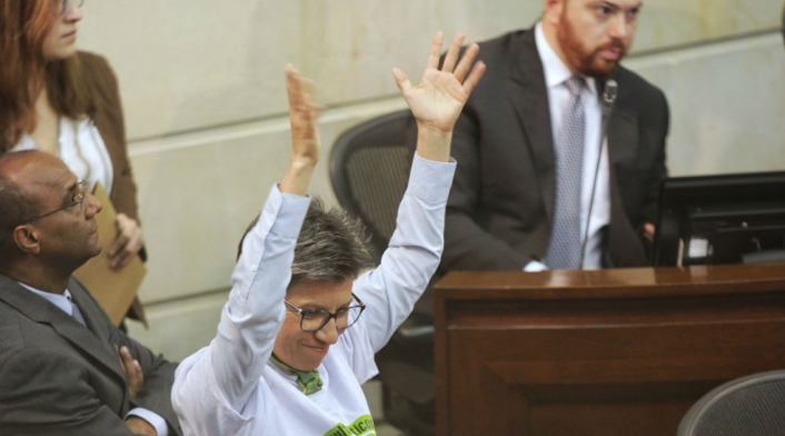 Claudia López, promotora de la Consulta Anticorrupción