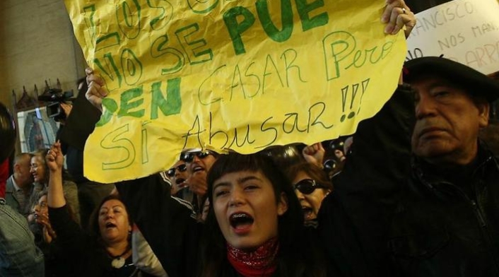 Abusos miembros de la Iglesia Católica en Chile.