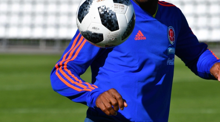 El entrenamiento de la Selección Colombia en Kazán, antes de viajar a Saransk