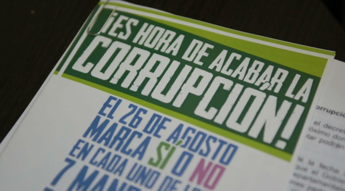 Avanza la campaña por la consulta anticorrupción en medio de señalamientos falsos