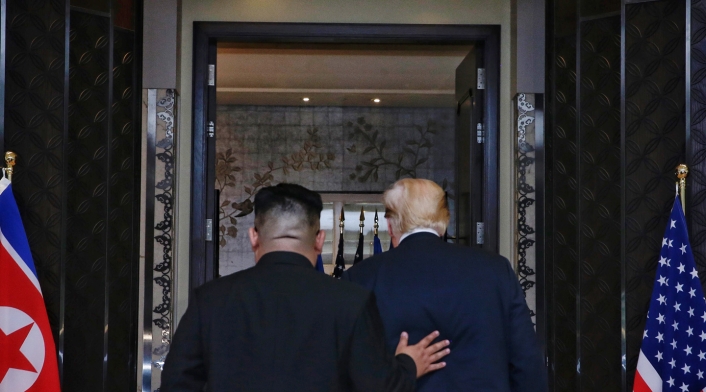 Kim Jong Un y Donald Trump
