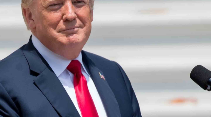Donald Trump, presidente de Estados Unidos a su llegada a Bruselas.