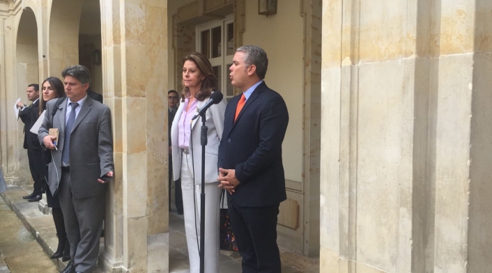 Foto Iván Duque y Martha Lucía Ramírez