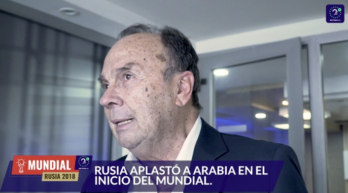 Hernán Peláez y su comentario tras la inauguración del Mundial