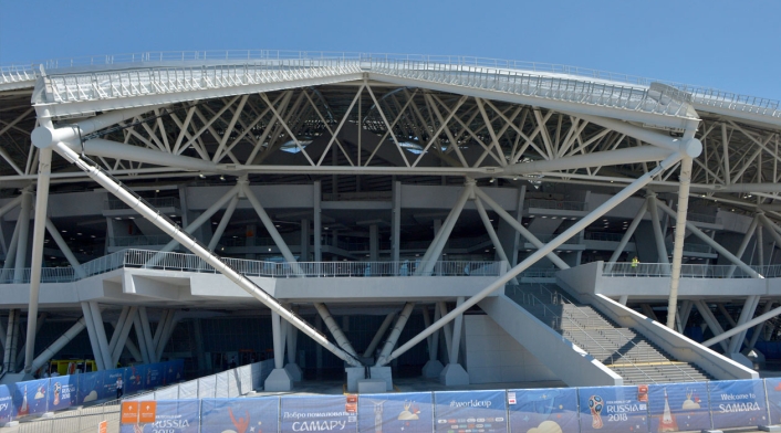 El Samara Arena, estadio de Colombia Vs Senegal en Rusia 2018