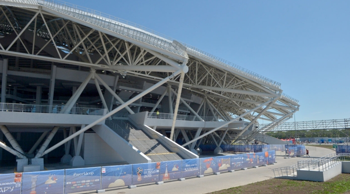 El Samara Arena, estadio de Colombia Vs Senegal en Rusia 2018