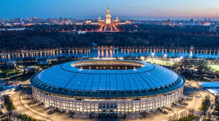 Estadio Luzhniki de Moscú, escenario del partido inaugural del Mundial de Rusia 2018 Estadio Luzhniki de Moscú, escenario del partido inaugural del Mundial de Rusia 2018