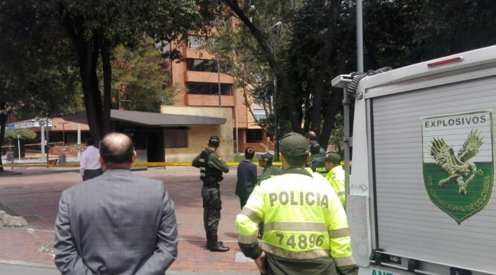 Supuesto explosivo en Bogotá.