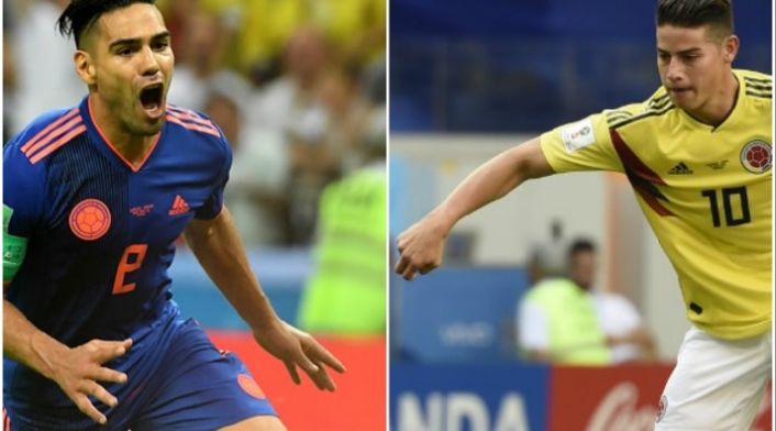 Falcao García y James Rodríguez Falcao García y James Rodríguez