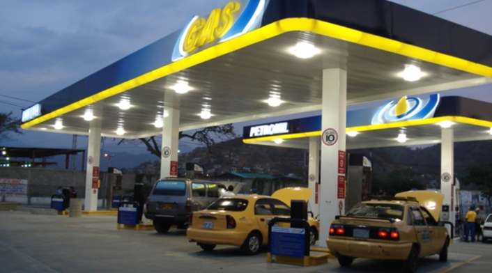Una estación de Gas Natural Vehicular en Cundinamarca