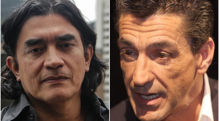 Gustavo Bolívar, congresista electo, y Luis Fernando Montoya, actor fallecido