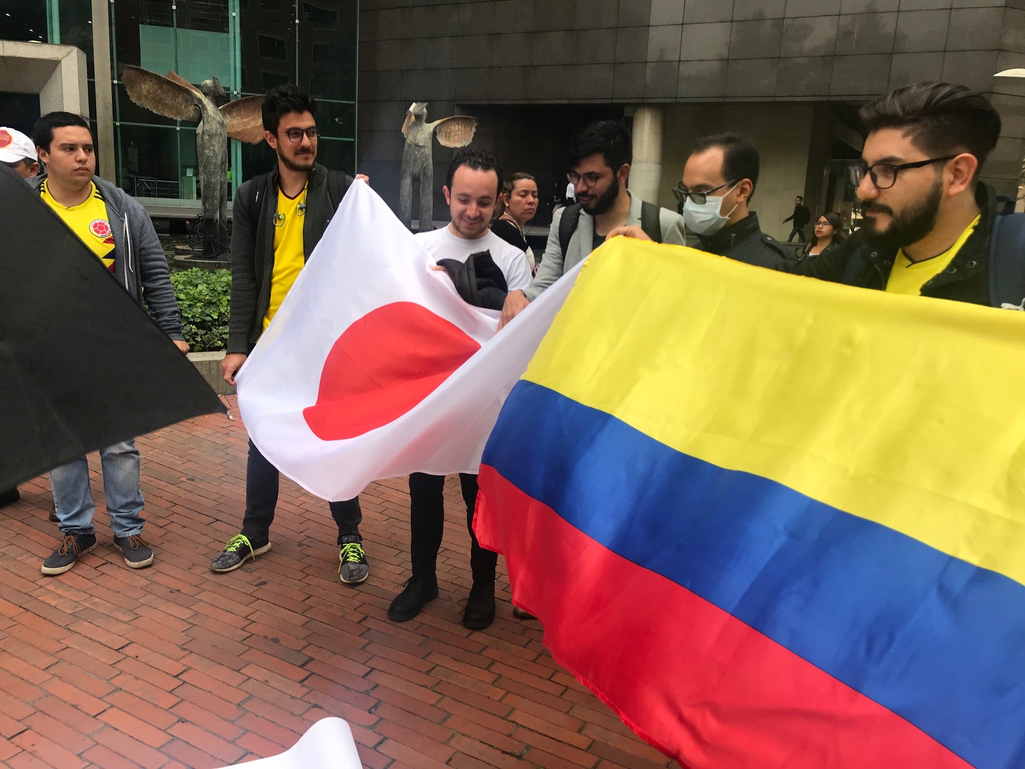 Foto hinchas Colombia