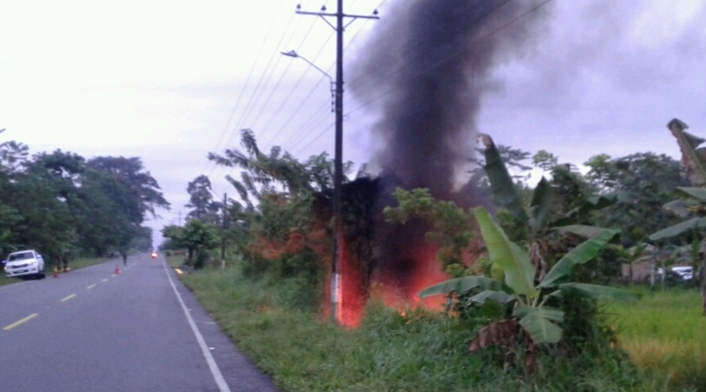 Ecopetrol reportó incendio en Oleoducto Trasandino, en Nariño Ecopetrol reportó incendio en Oleoducto Trasandino, en Nariño