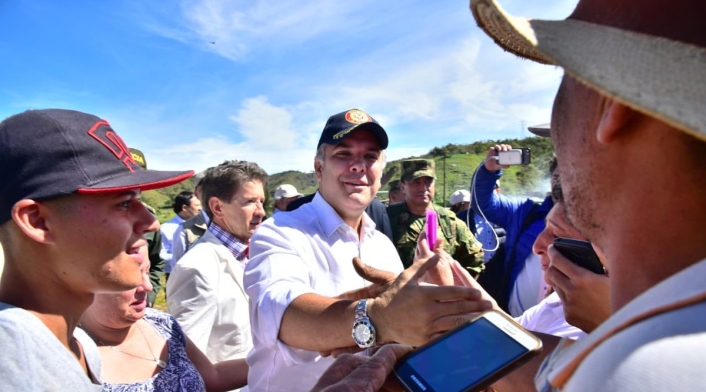 Iván Duque en Gómez Plata (Antioquia)