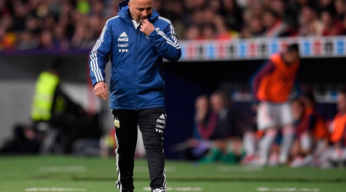 Jorge Sampaoli, técnico de Argentina