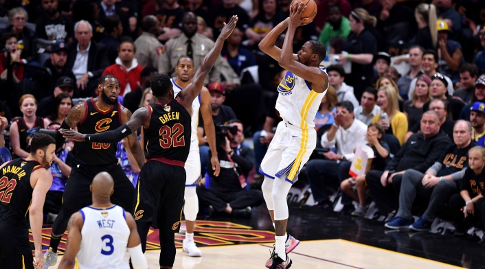 Kevin Durant, basquebolista de los Golden State Warriors