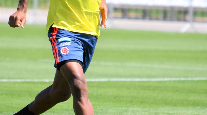 La Selección Colombia entrenando en Kazán de cara al juego contra Inglaterra
