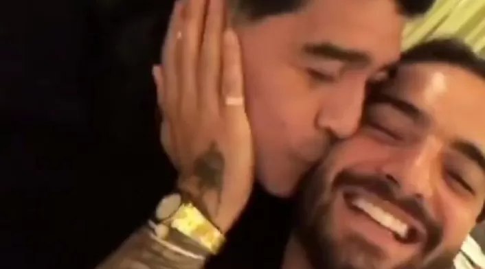 Maradona y Maluma en Rusia