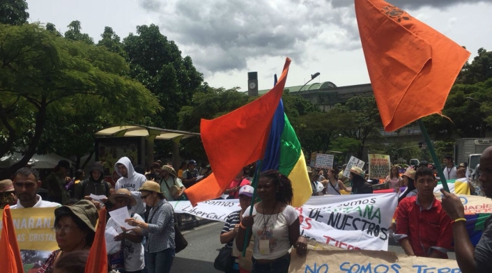 Marcha contra Hidroituango.