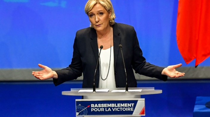 La líder ultraderechista francesa, Marine Le Pen La líder ultraderechista francesa, Marine Le Pen