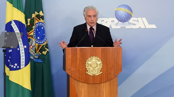 El presidente de Brasil, Michel Temer