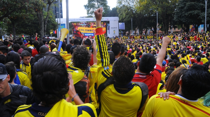 Algunos hinchas colombianos se concentrarán en lugares públicos para ver a la Selección Algunos hinchas colombianos se concentrarán en lugares públicos para ver a la Selección