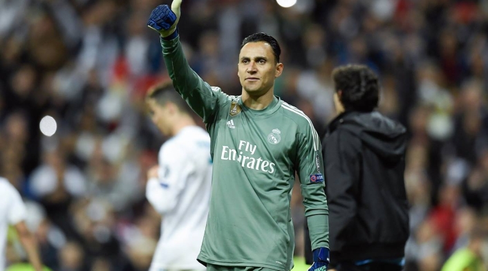 Keylor Navas , arquero del Real Madrid