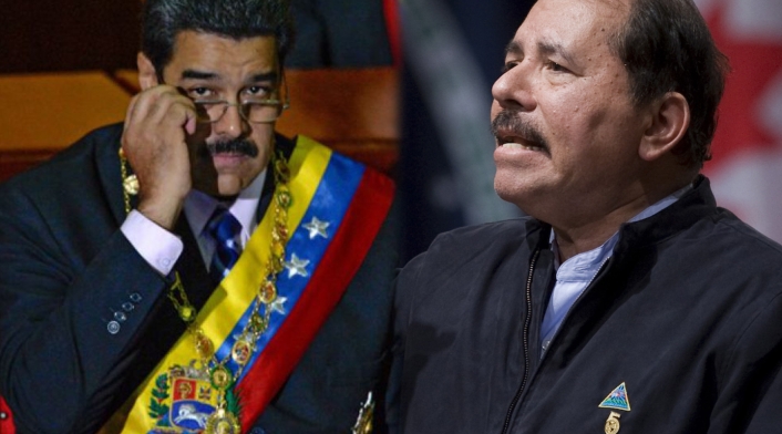 Nicolás Maduro y Daniel Ortega