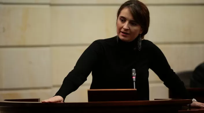 La senadora del Centro Democrático, Paloma Valencia.