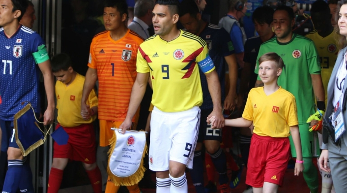 El delantero Falcao García en su primer mundial