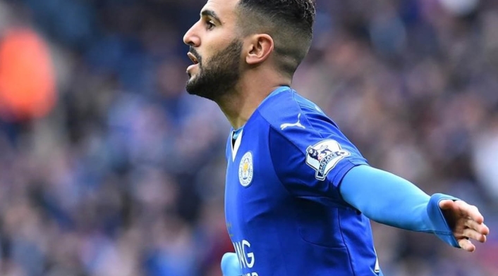 Riyad Mahrez, delantero argelino del Leicester City Riyad Mahrez, delantero argelino del Leicester City