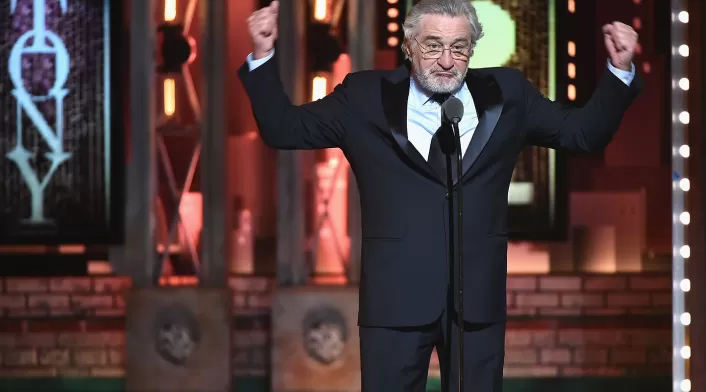Robert de Niro en el Radio City Music Hall de Nueva York