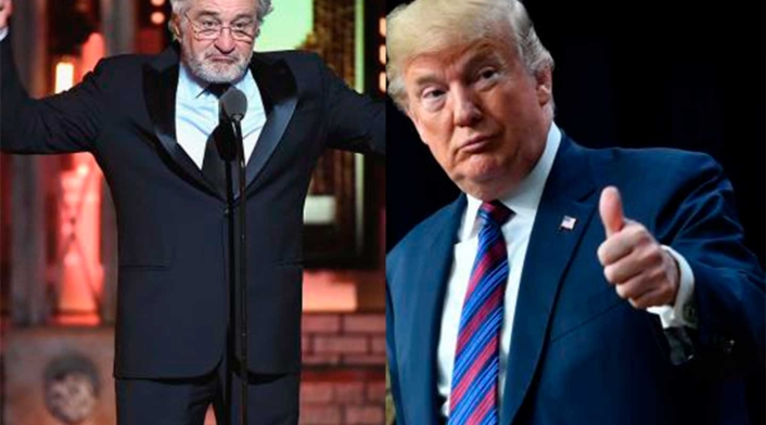 Robert De Niro y Donlad Trump