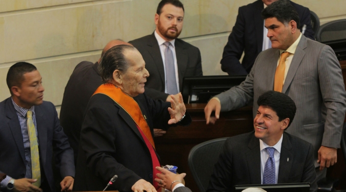 Roberto Gerlein en su despedida del Senado Roberto Gerlein en su despedida del Senado