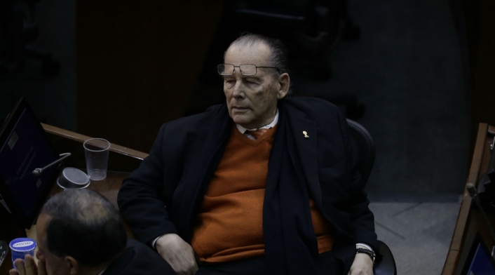 Roberto Gerlein en sus últimas apariciones en el Senado Roberto Gerlein en sus últimas apariciones en el Senado