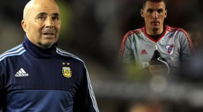 Armani, meta de River, es una de las opciones de Sampaoli