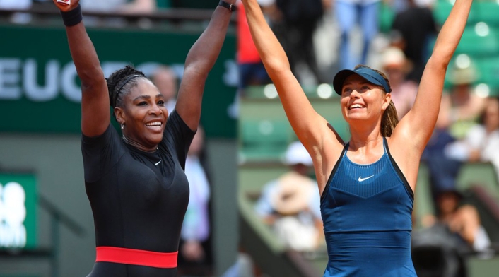 Serena Wlliams y María Sharapova