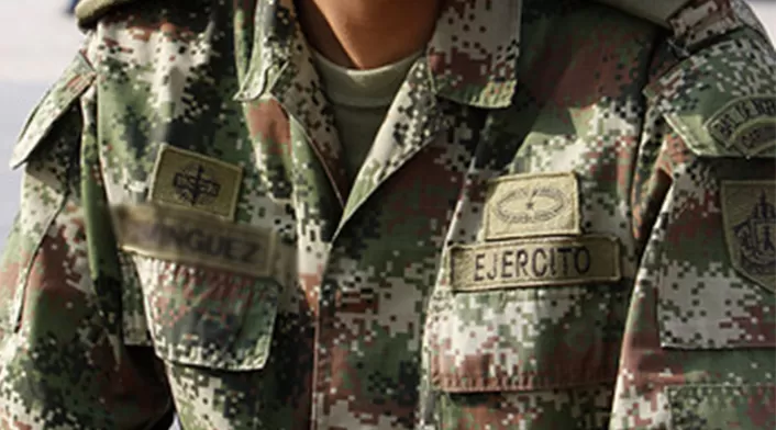 Soldado del Ejército Nacional